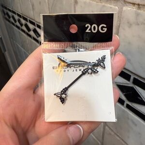 Black Bat Nipple Rings 14G | Halloween Body Candy Jewelry Set